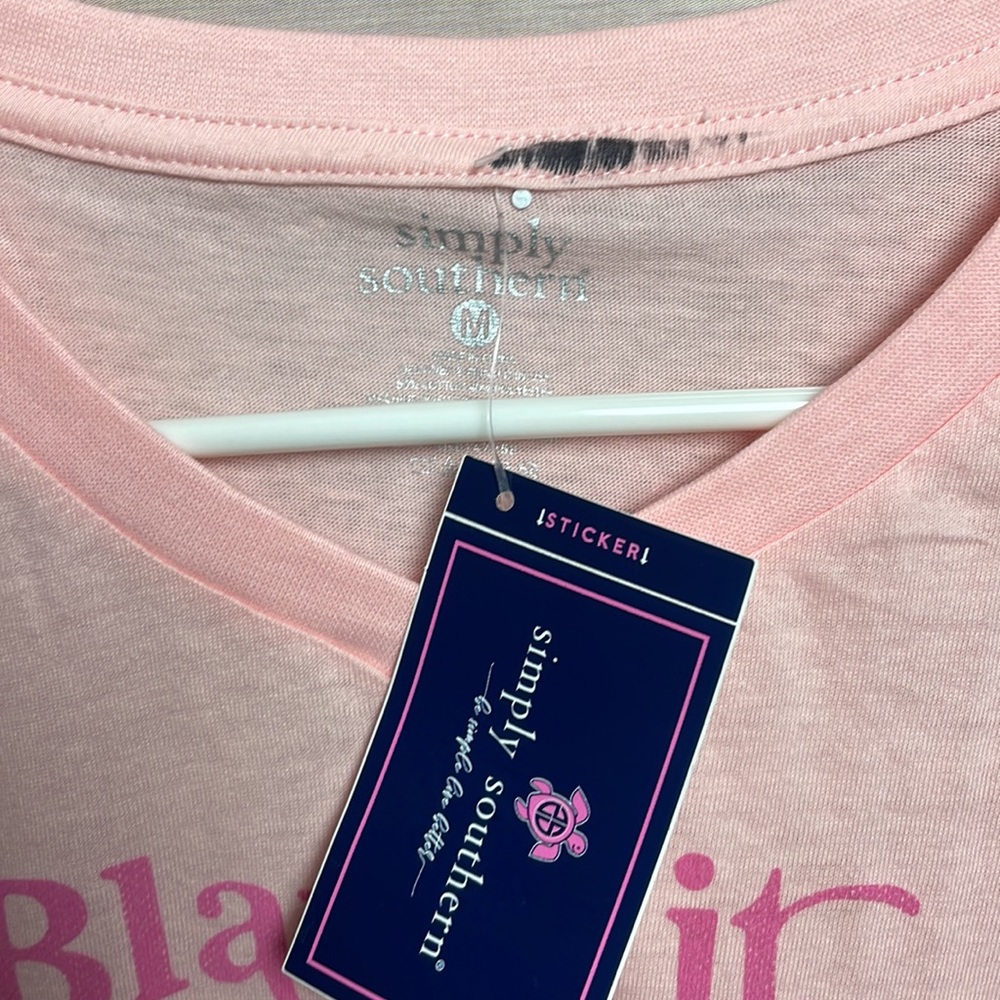 Simply Southern Women’s V-Neck Graphic Tee - Picture 3 of 4